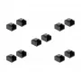 DeLOCK 86470 Stofkap voor RJ45-stekker, zwart, 10 stuks