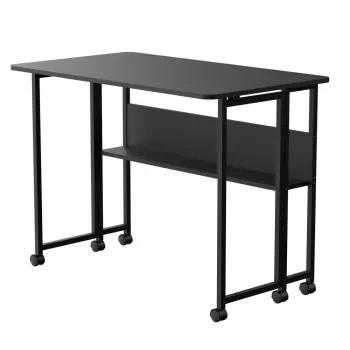 Klaptafel Maclean, zwart, mobiel 100x58 cm, max. 50 kg, MC-126 B