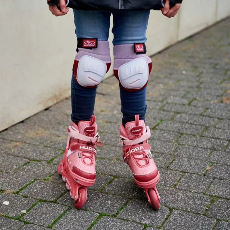 Inline-skates HUDORA Mia 2.0, verstelbare maat 33–36, roze