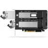 Mobiel opslagrack RAIDSONIC ToughArmor MB842MP-B — 2 verwisselbare bays voor M.2 NVMe, PCIe 4.0 x16