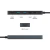 Hyper HyperDrive Flex HD4101BKGL 5-poorts USB-C-hub (2x USB-A, 1x USB-C, 1x HDMI), zwart