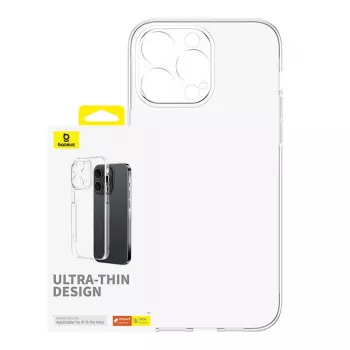 Hoesje voor iPhone 15 ProMax Baseus OS-Lucent Serie (transparant)