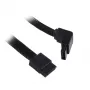 SilverStone SATA III-kabel 50 cm haaks / recht - omhuld zwart
