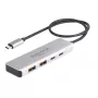 DeLOCK USB-hub USB Type-C 10 Gbit/s 2x Type-A 2x Type-C 35 cm kabel