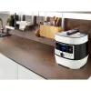 Elektrische snelkookpan Rommelsbacher MD 1000 – 4 l, 1000 W, 14 programma's, wit/zwart