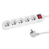 Esperanza ELK215W stroomverdeler 3 m 5 AC-stopcontact(en) binnen wit