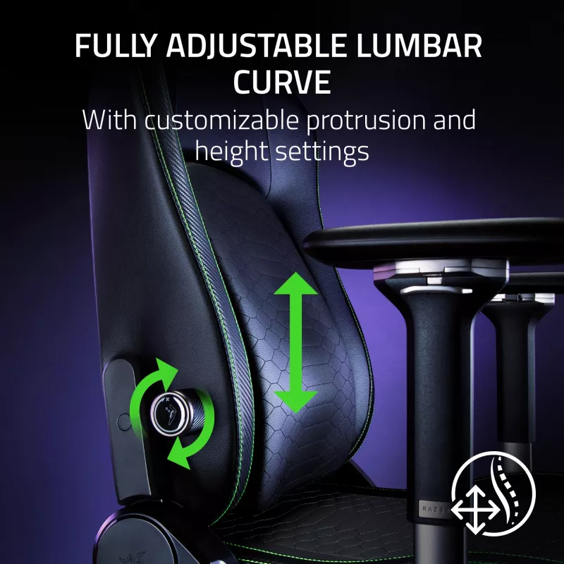 Gaming-stoel Razer Iskur V2 gevoerde zitting zwart