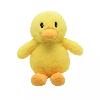 Knuffel TULILO mascotte eend 20 cm, zacht knuffeldier om te knuffelen en tentoon te stellen