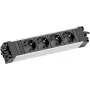 Bachmann STEP ALU 906.18802 stekkerdoos, 4x CEE 7/3 contactdozen, GST18i3