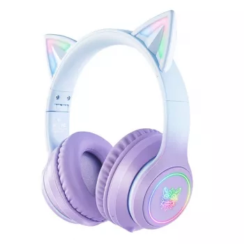 Headset Onikuma B90 gaming-headset blauw/paars