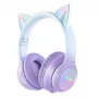 Headset Onikuma B90 gaming-headset blauw/paars