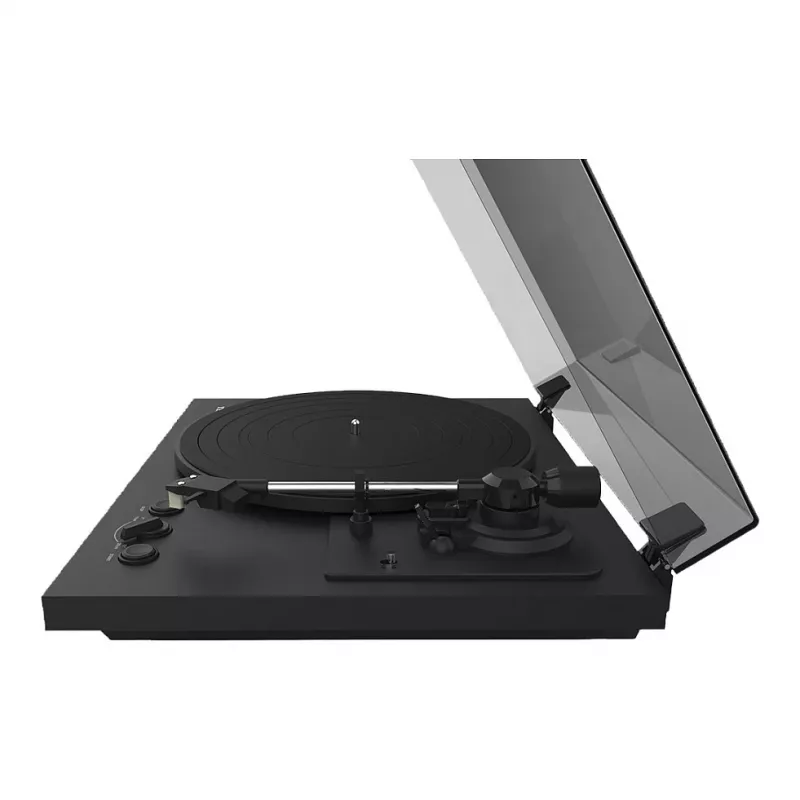 Riemgedreven audioplatenspeler TEAC TN-175-B zwart