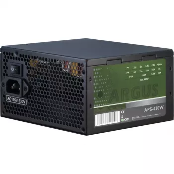 Inter-Tech Argus APS voeding 420 W 20+4 pin ATX ATX zwart