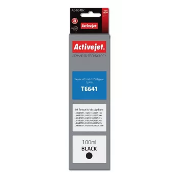 Activejet AE-664Bk inkt (vervanger voor Epson T6641; Supreme; 100 ml; zwart)