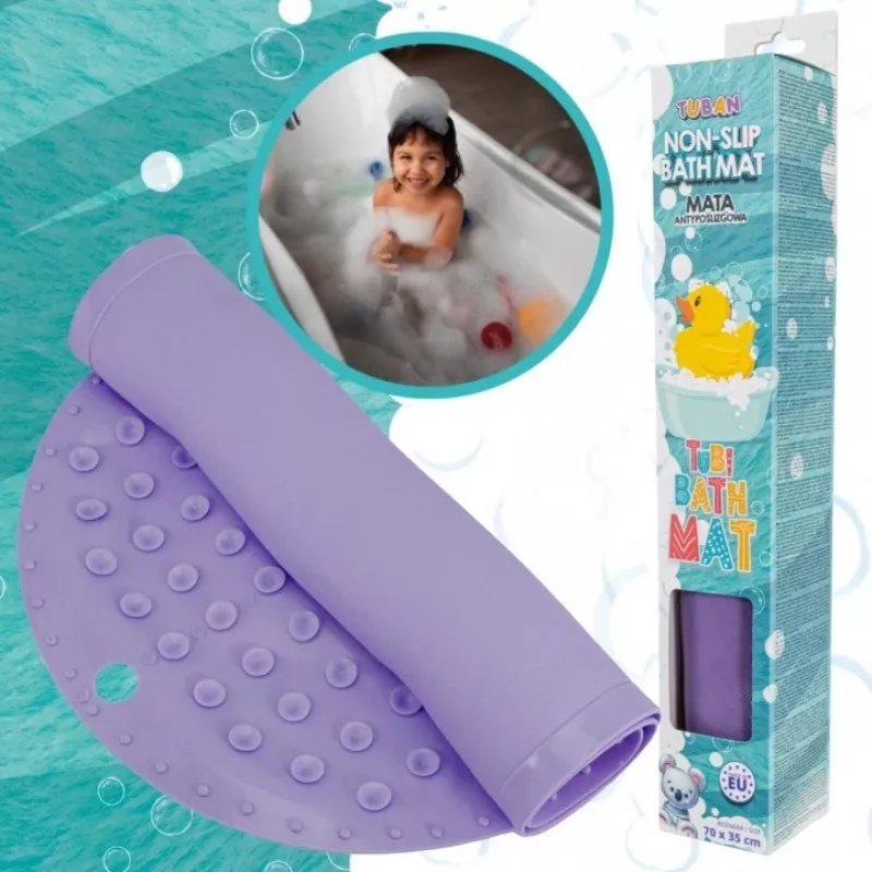 Antislip badmat paars