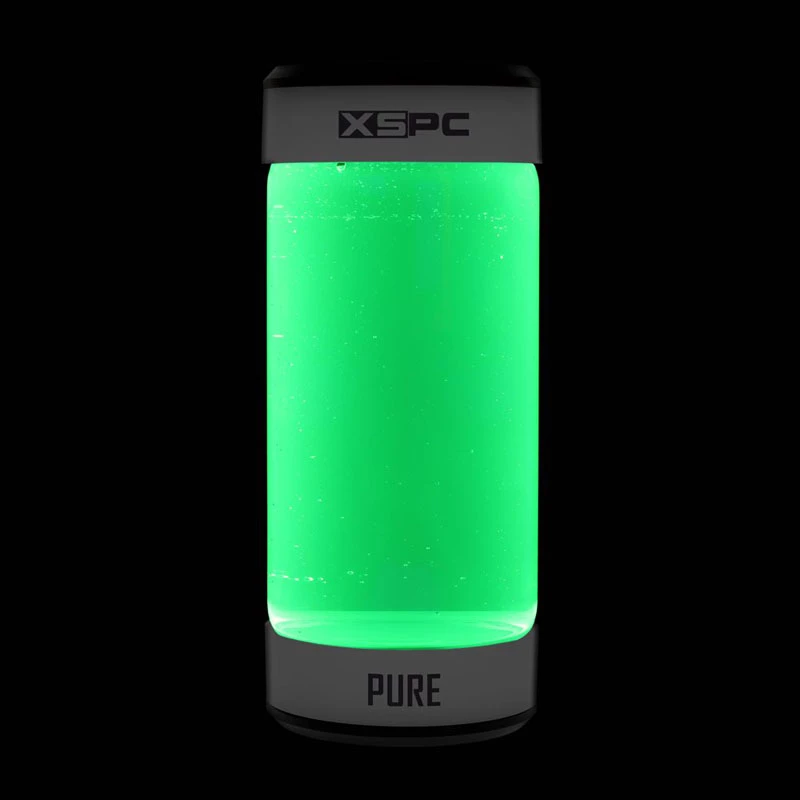 Koelvloeistof XSPC Pure Coolant 1 L, groen UV-reactief, voor pc-waterkoelsystemen