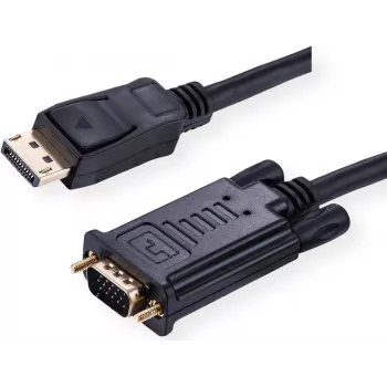 Value 11.99.5802 videokabel-adapter 2 m VGA (D-Sub) DisplayPort zwart (11.99.5802)