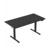 In hoogte verstelbaar elektrisch gaming-bureau Mark Adler MA-Leader 7.6 zwart — 160×80 cm, 72–118 cm, max. 70 kg