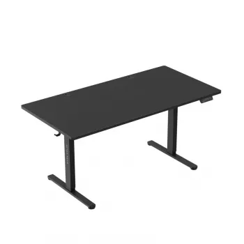 In hoogte verstelbaar elektrisch gaming-bureau Mark Adler MA-Leader 7.6 zwart — 160×80 cm, 72–118 cm, max. 70 kg
