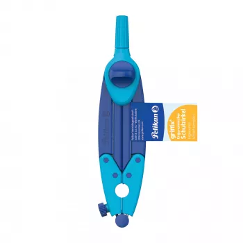 Pelikan Schulzirkel griffix blauw reservemijnen hangbox (700818)