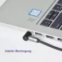 Audiokabel helos Premium mini-jack S naar haaks 2 m – 3,5 mm stereo naar haakse stekker, 2,0 m lengte
