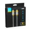 HDMI-kabel IBOX HD08 2 m, HDMI Type-A stekker-stekker, HDMI 2.1, zilver