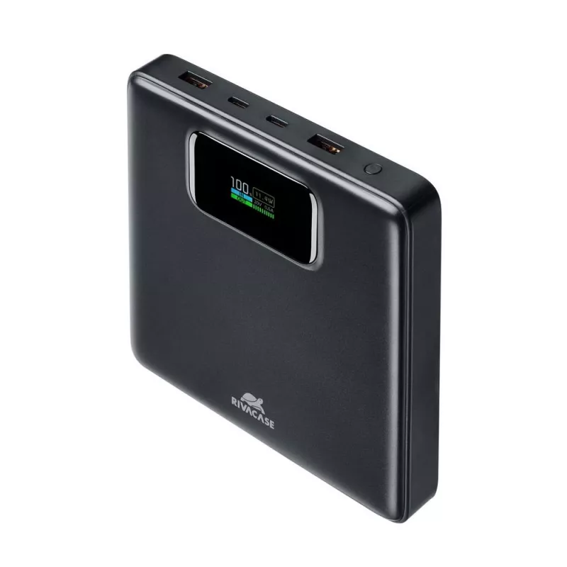 Powerbank Rivacase VA1091 — 25800 mAh, totale uitgangsvermogen 100 W, USB-aansluitingen