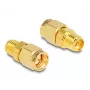 DeLOCK adapter RP-SMA-bus naar SMA-stekker 9 mm diameter 18 mm breedte