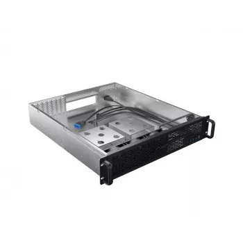 Rackbehuizing Lanberg SC01-5202-12B 2U zwart 3 ventilatoren HDD+SSD