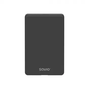 Harddisk-/SSD-behuizing SAVIO AK-65 zwart 2,5 inch SATA USB 3.0 5 Gbit/s Micro-USB
