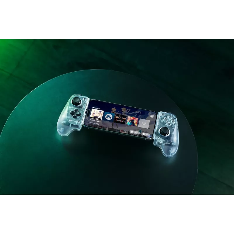 Razer Kishi V3 - Phantom White Ed. USB-gamepad analoog Android, iOS