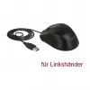 Muis DeLOCK 12548 office linkshandig USB Type-A optisch 2400 DPI