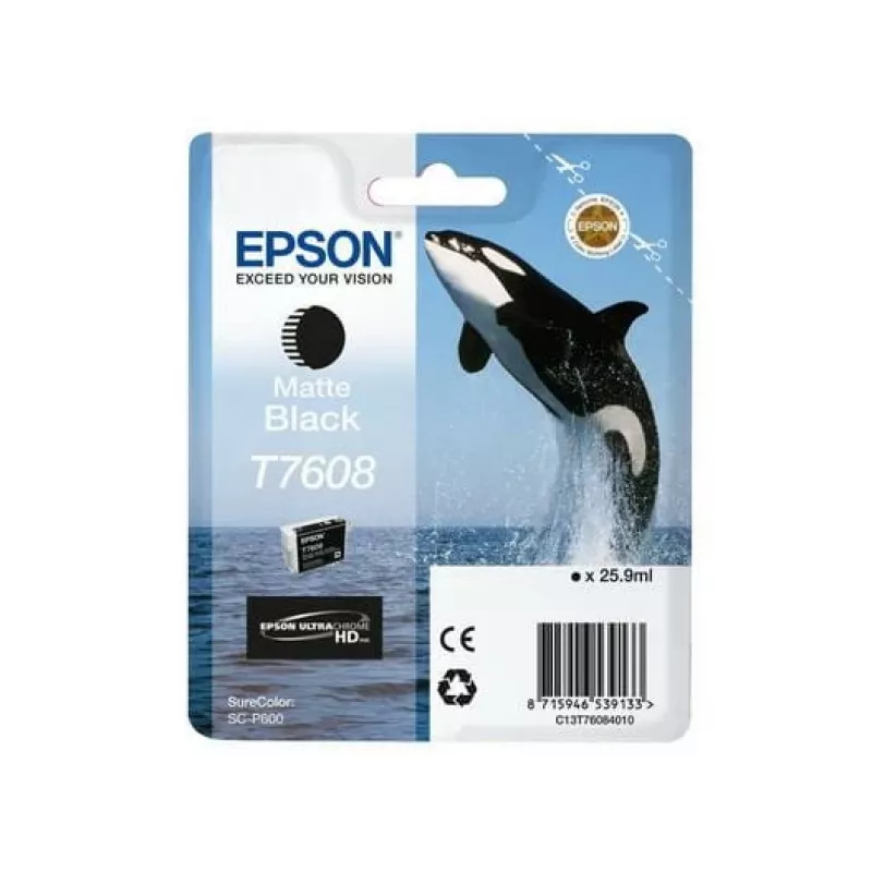 Epson C13T76084N10 inktpatroon 1 st. origineel matzwart