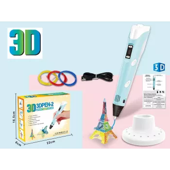 3D-pen, filament-set met USB-voedingskabel
