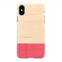 Smartphonehoesje man and wood voor iPhone X/XS – wit, Mismatch-design