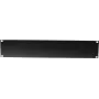 Frontpaneel Omnitronic Z-19U staal zwart 2U — staal 19-inch rackpaneel, 2U hoogte