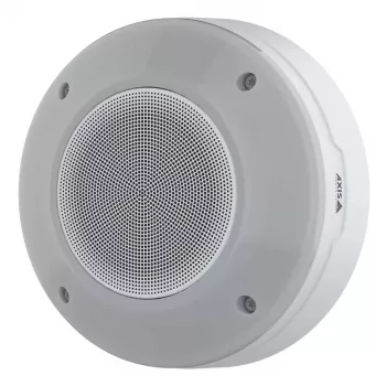 AXIS D4200-VE 2-weg buitenluidspreker, 365–14000 Hz, 102 dB, 140° stralingshoek, IP66, PoE, wit, mast-/wandmontage