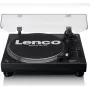 Platenspeler Lenco LEN L-3818 zwart, automatisch, aluminium plateau, USB Type-B, AC 230V