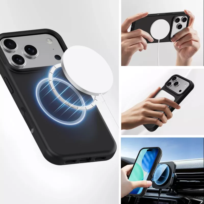 4smarts Silicone Case Cupertino 541570 hoesje voor Apple iPhone 17 Pro, MagSafe-compatibel