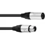 XLR 3-pin kabel PSSO 10 m met Neutrik-compatibele stekkers voor audio/DMX