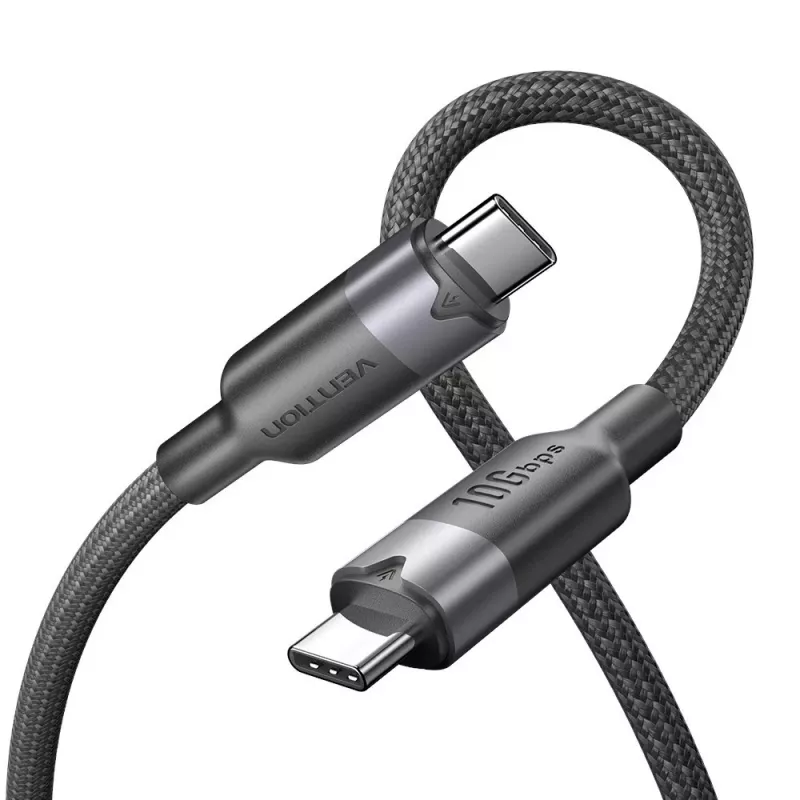 Vention USB 3.2 5A 10Gbps 1m BK USB-C naar C-kabel