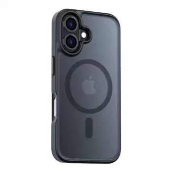 Beschermhoesje Torras Guardian Magnetic Series voor iPhone 16 Plus – zwart, magnetische houder, slank profiel
