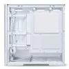 Midi-Tower-PC-behuizing Lian Li LANCOOL 207 — wit, transparant paneel, ondersteunt ATX/MicroATX/MiniITX, geen voeding