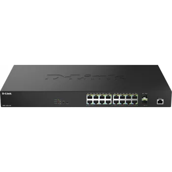 D-Link 18-poorts 2.5G Multi-Gigabit PoE++ smart managed switch met 2 x 10G SFP+ poorten