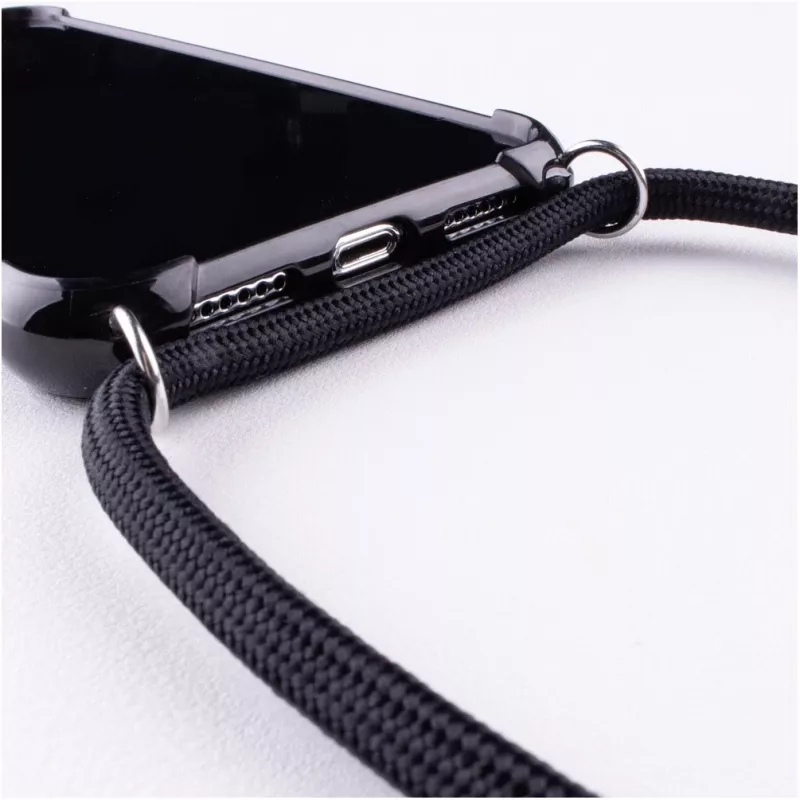 Lookabe Necklace Snake Edition telefoonhoesje voor iPhone XR, zilver/zwart