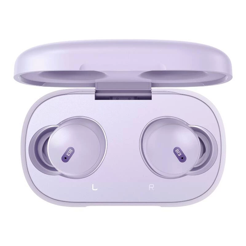 Headset Baseus Bowie E18 True Wireless Stereo (TWS) in-ear Bluetooth USB Type-C paars — bellen & muziek