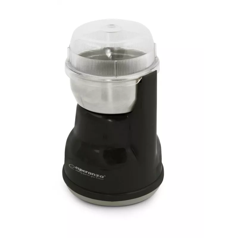 Koffiemolen met slagmes ESPERANZA EKC002K – 160 W, 50 g capaciteit, instelbare standen, zwart
