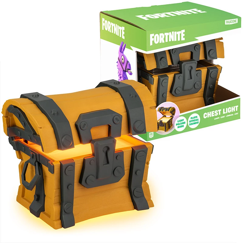 Tafellamp Paladone Fortnite Chest Light – thematische LED-noviteitenlamp