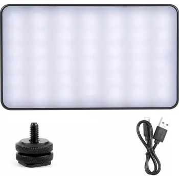 PULUZ pocket LED-fotolamp (zwart)