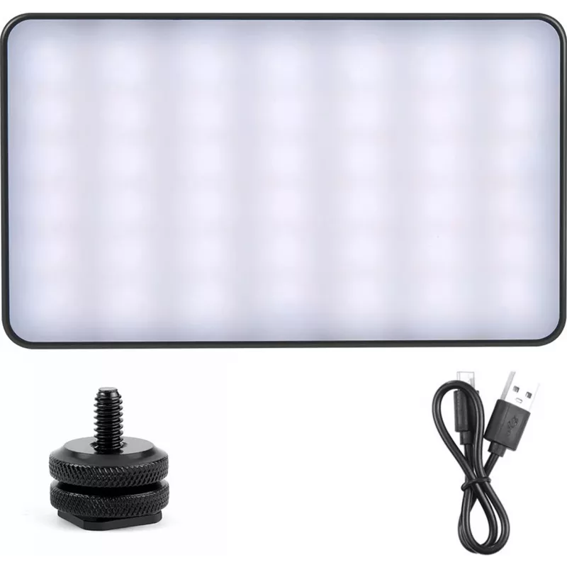 PULUZ pocket LED-fotolamp (zwart)